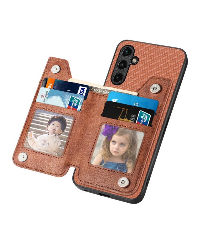 Coque Galaxy A55 5G avec porte-cartes et fermeture éclair intégrée