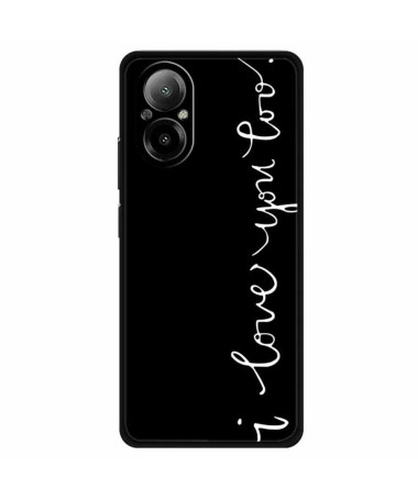 Coque Realme C67, message romantique "I Love You Too"