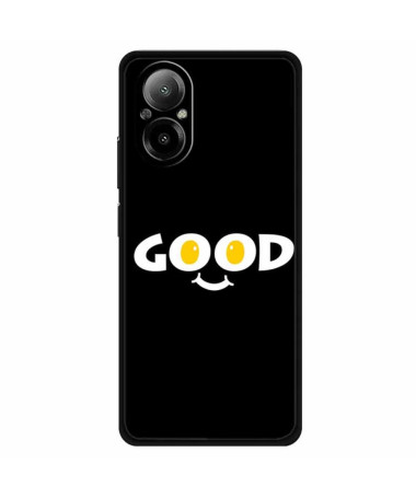 Coque Realme C67, design fun "GOOD" avec œufs