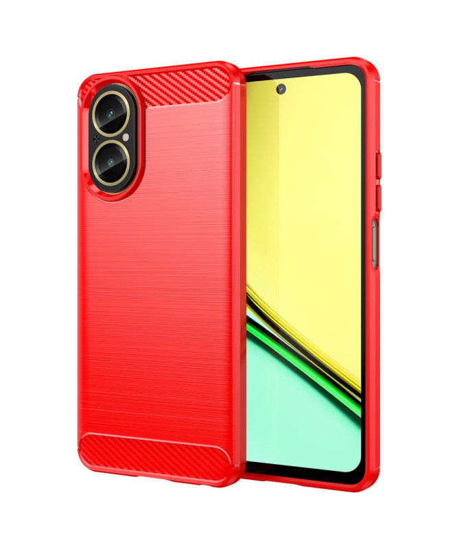 Coque Realme C67 effet brossé silicone