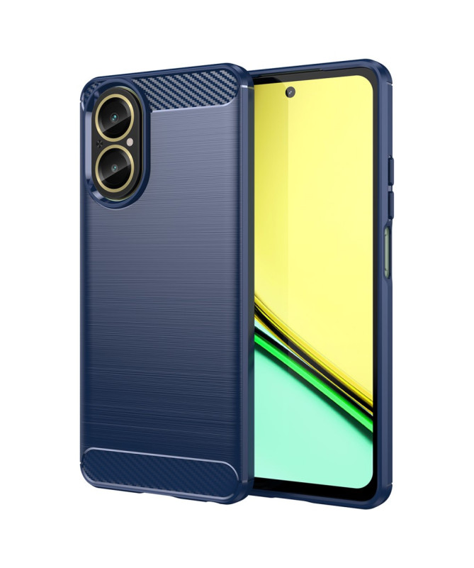 Coque Realme C67 effet brossé silicone