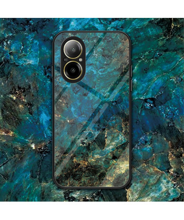 Coque Realme C67 Marbre Océane verre trempé