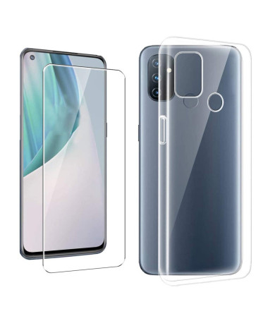 Coque OnePlus Nord N100 avec Protection d'écran en verre trempé