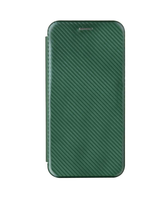 Flip Cover OnePlus Nord N100 design fibre de carbone