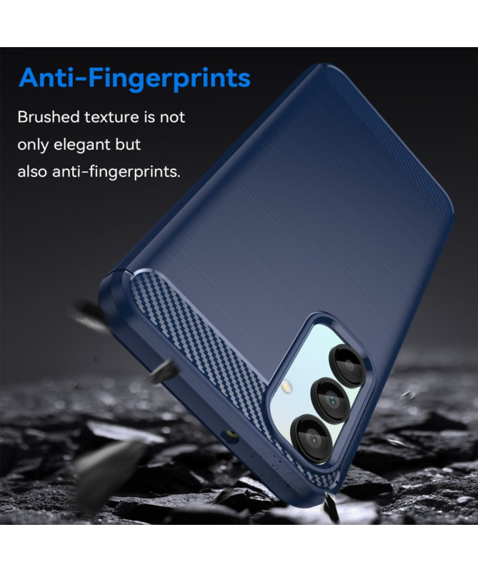 Coque Samsung Galaxy A16 5G / 4G effet brossé silicone