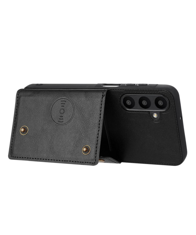 Coque Samsung Galaxy A16 5G / 4G en cuir avec porte-cartes et support intégré