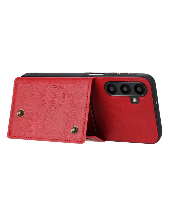 Coque Samsung Galaxy A16 5G / 4G en cuir avec porte-cartes et support 