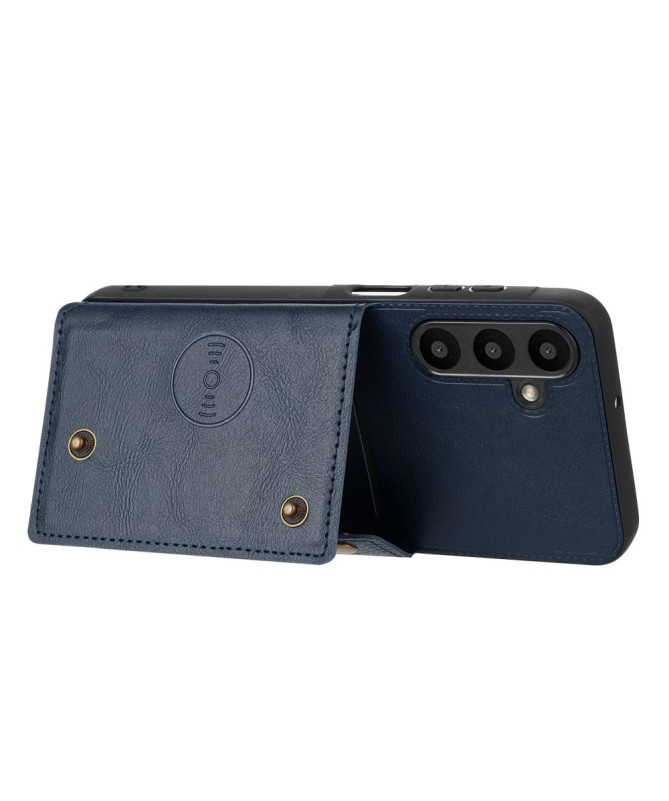 Coque Samsung Galaxy A16 5G / 4G en cuir avec porte-cartes et support intégré