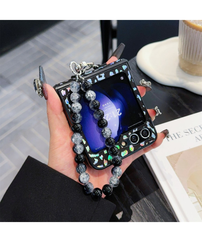 Coque Samsung Galaxy Z Flip 7 FE / Z Flip 6 Léopard Holographique avec