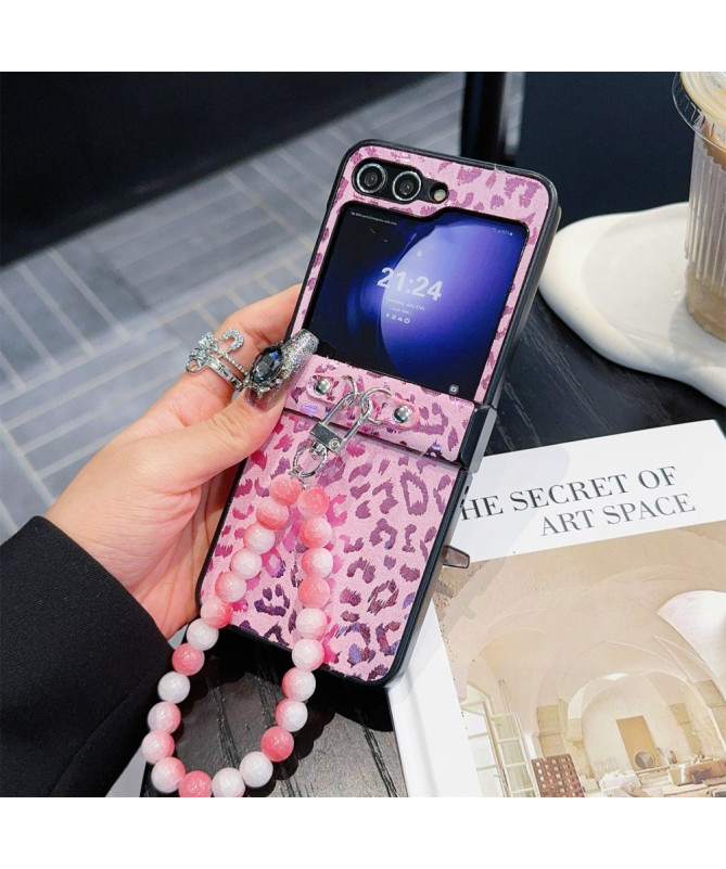 Coque Samsung Galaxy Z Flip 7 FE / Z Flip 6 Léopard Holographique avec