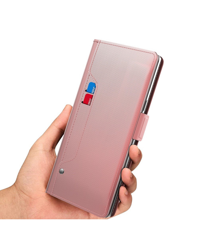 Housse Sony Xperia 10 VI premium porte cartes avec miroir