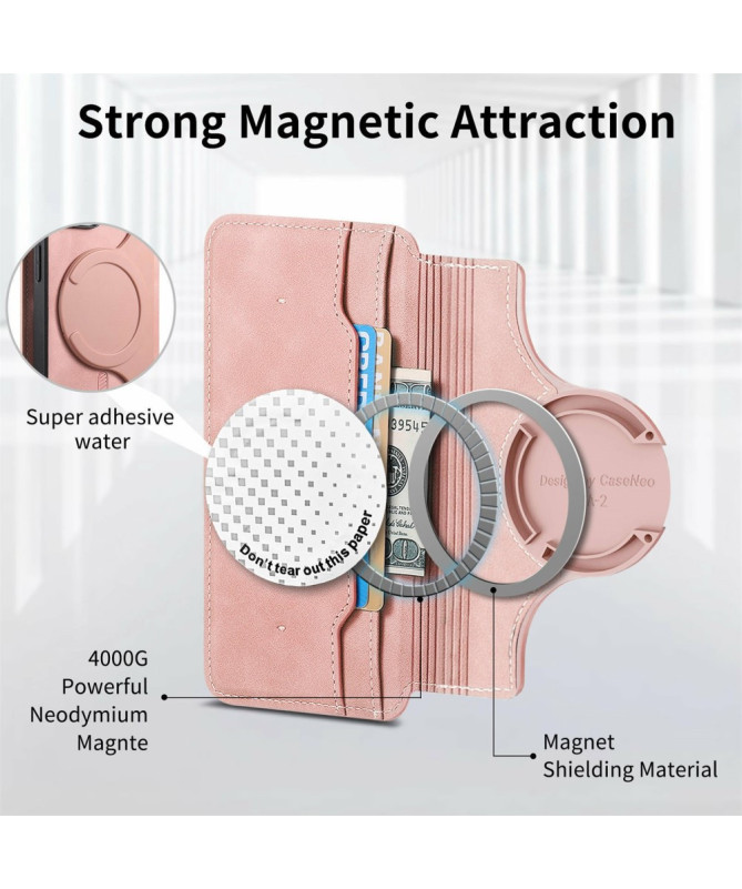 Coque et housse Sony Xperia 10 VI Texture Croisée avec Compartiment Zi