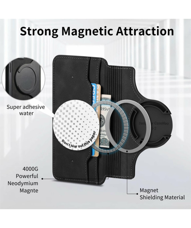 Coque et housse Sony Xperia 10 VI Texture Croisée avec Compartiment Zi