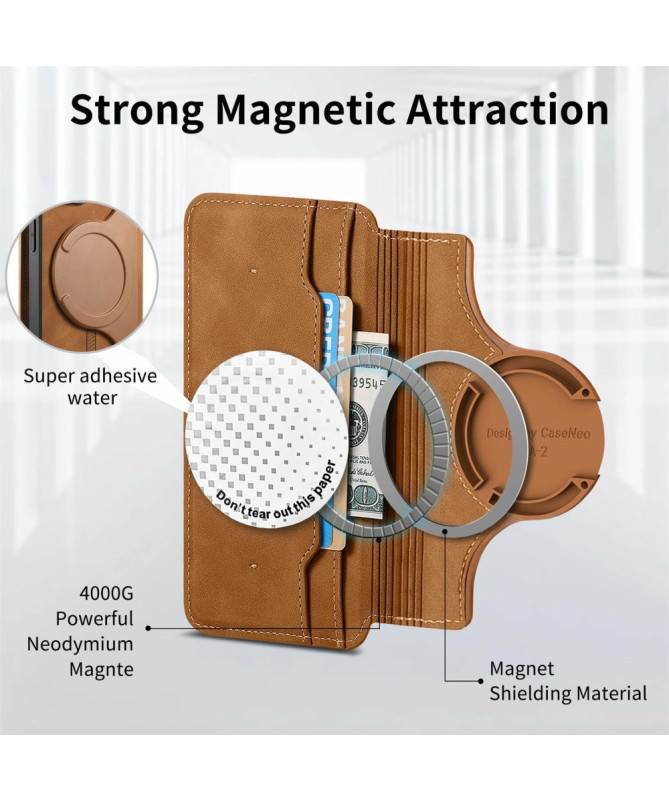 Coque et housse Sony Xperia 10 VI Texture Croisée avec Compartiment Zi