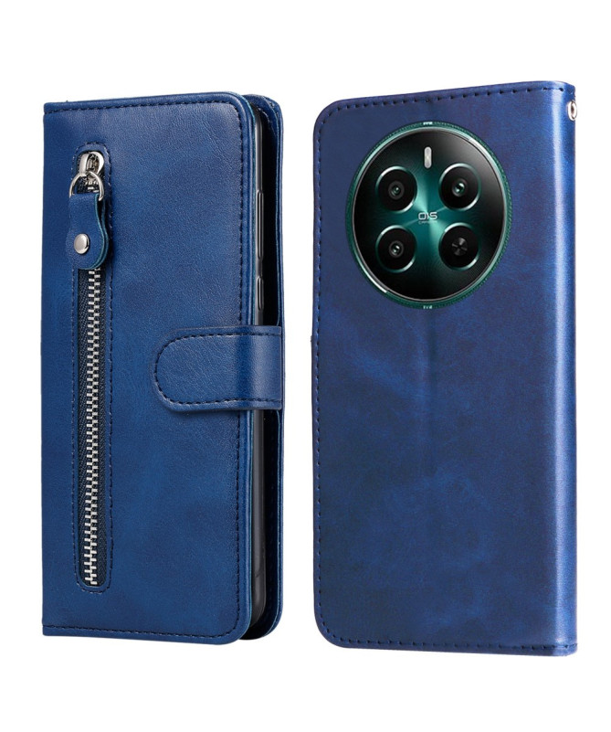 Realme 12 Plus 5G - Housse portefeuille zippé pratique