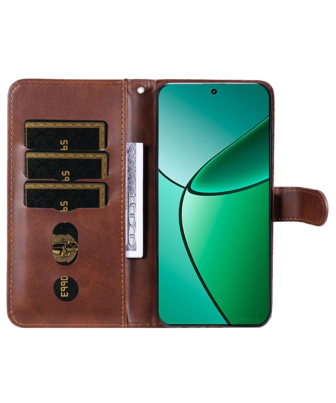 Realme 12 Plus 5G - Housse portefeuille zippé pratique