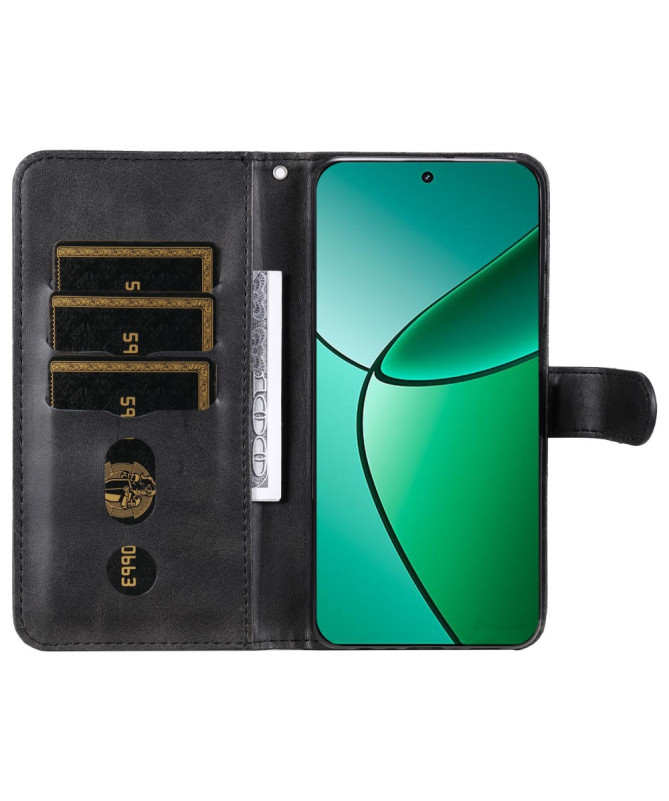 Realme 12 Plus 5G - Housse portefeuille zippé pratique