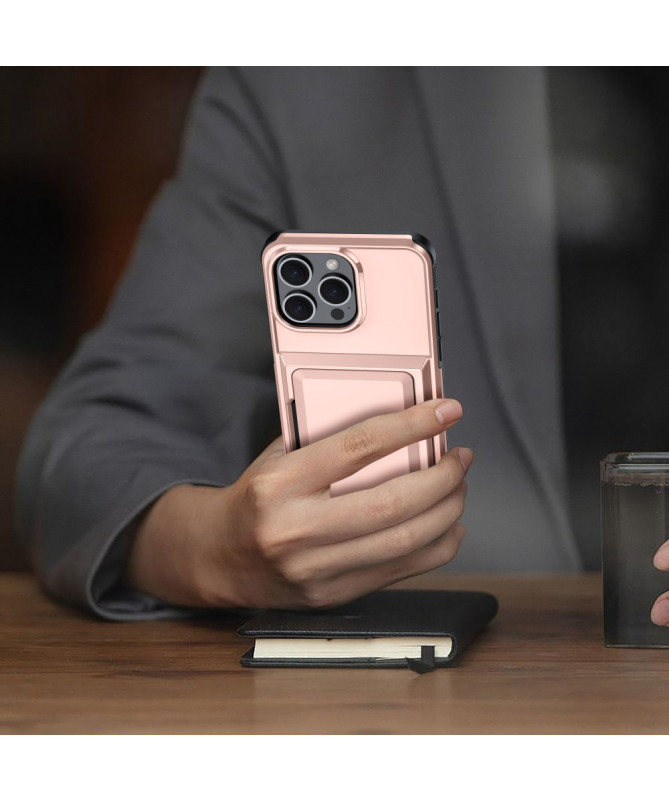 iPhone 14 Pro - Coque avec Porte-cartes Intégré et Protection Antichoc