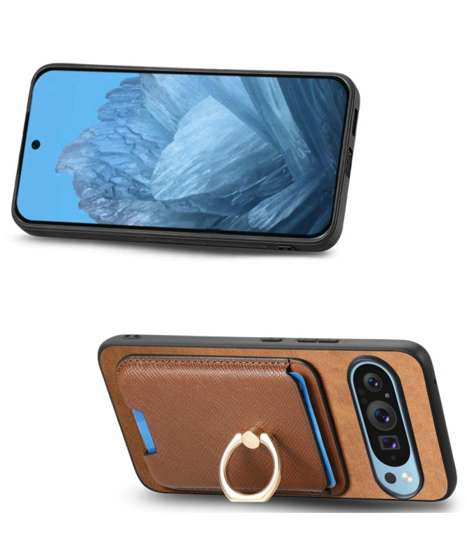 Google Pixel 9 Pro XL - Coque MagCard avec porte-cartes détachable et 