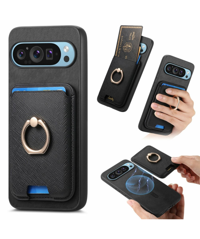Google Pixel 9 Pro XL - Coque MagCard avec porte-cartes détachable et 