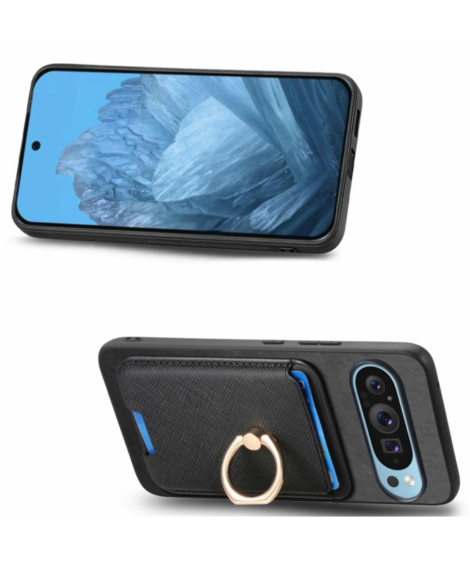 Google Pixel 9 Pro XL - Coque MagCard avec porte-cartes détachable et 