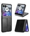 Motorola Razr 50 5G - Coque effet cuir