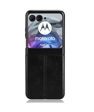 Motorola Razr 50 5G - Coque effet cuir