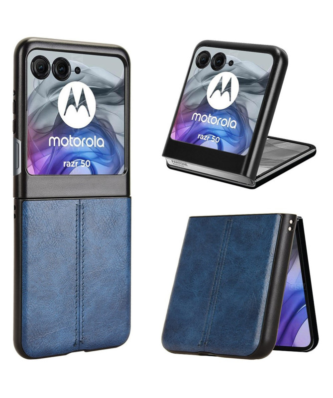 Motorola Razr 50 5G - Coque effet cuir