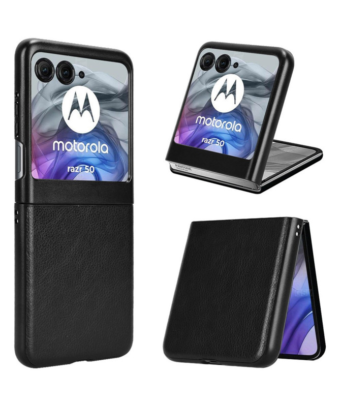 Motorola Razr 50 5G - Coque LitchiStyle Protection Complète