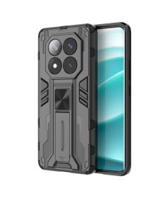 Coque Avec Cordon Pour Xiaomi Redmi Note 14 Pro 5G / Poco X7 5G - Protection 360° Transparente - Noir