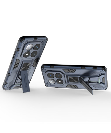 Coque Xiaomi Redmi Note 14 Pro 5G / Poco X7 Armor Series Support Bleu marine - photo 12