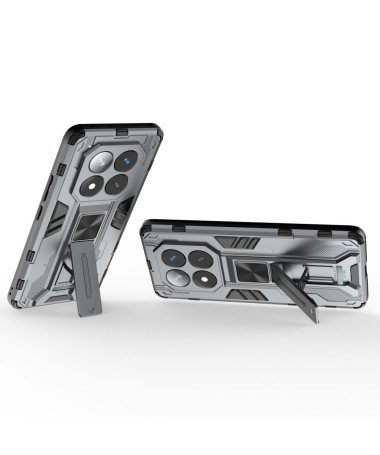 Coque Xiaomi Redmi Note 14 Pro 5G / Poco X7 Armor Series Support Gris Foncé - photo 27