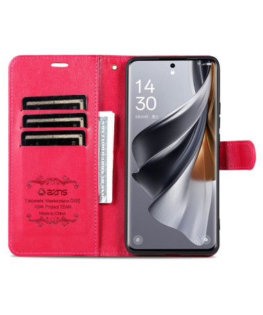 Housse Xiaomi Redmi Note 14 Pro 5G / Poco X7 AZNS Simili Cuir Magenta - photo 7