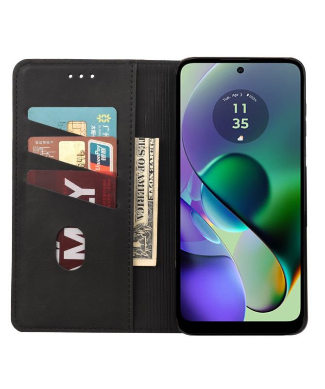 Moto G55 5G - Housse Portefeuille avec Support de Visionnage