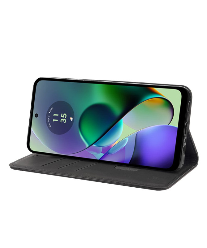 Moto G55 5G - Housse Portefeuille avec Support de Visionnage