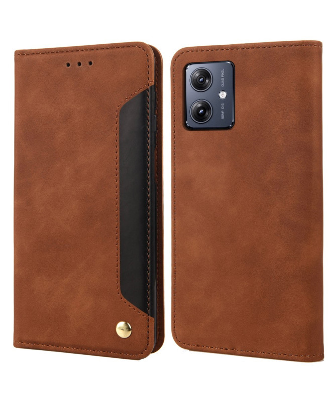 Moto G55 5G - Housse Portefeuille avec Support de Visionnage