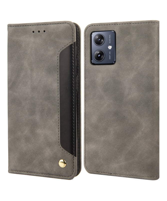 Moto G55 5G - Housse Portefeuille avec Support de Visionnage