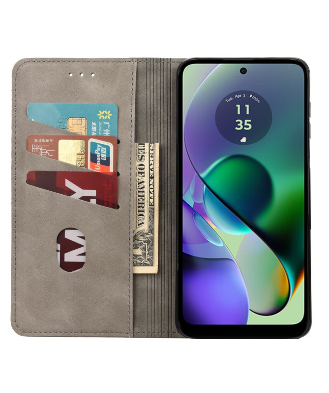 Moto G55 5G - Housse Portefeuille avec Support de Visionnage