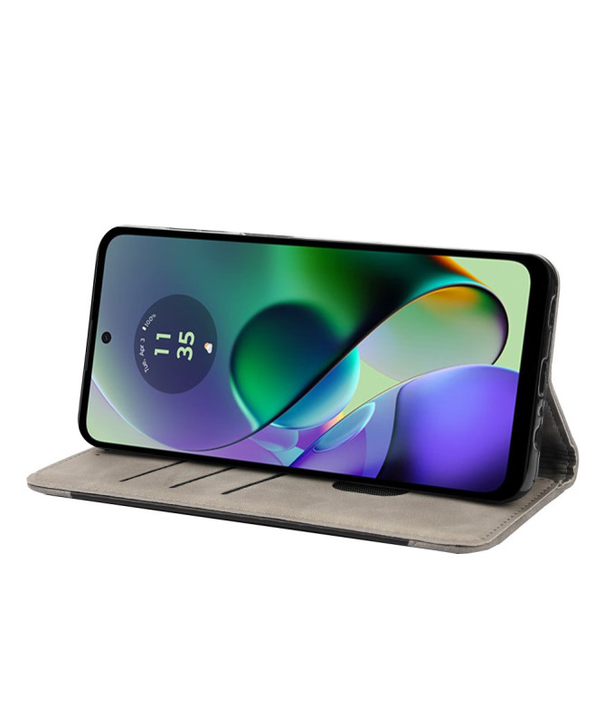 Moto G55 5G - Housse Portefeuille avec Support de Visionnage