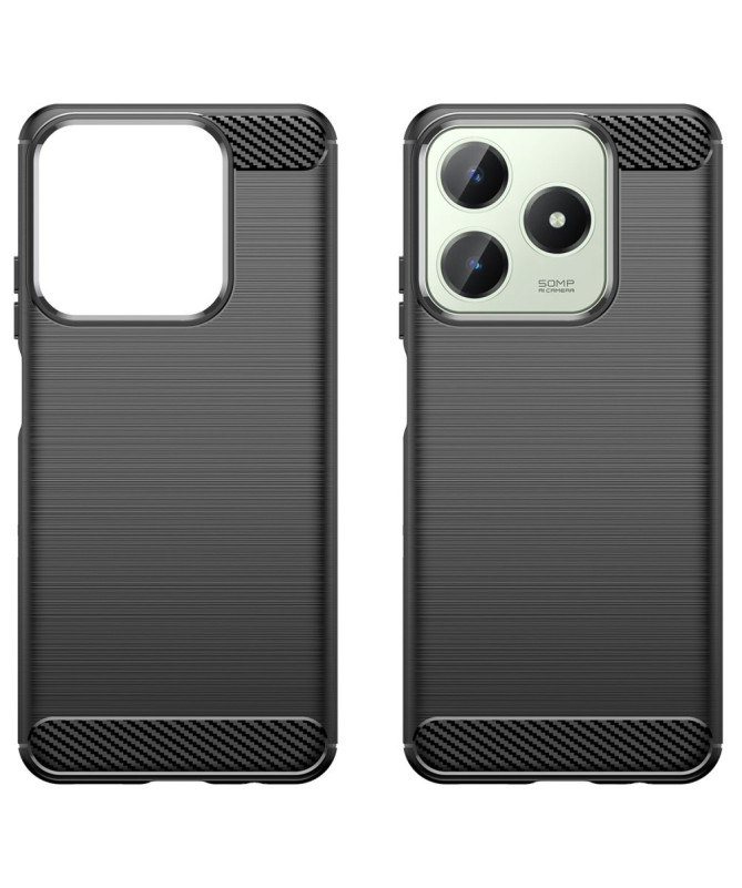 Realme C63 - Coque gel brossé carbone