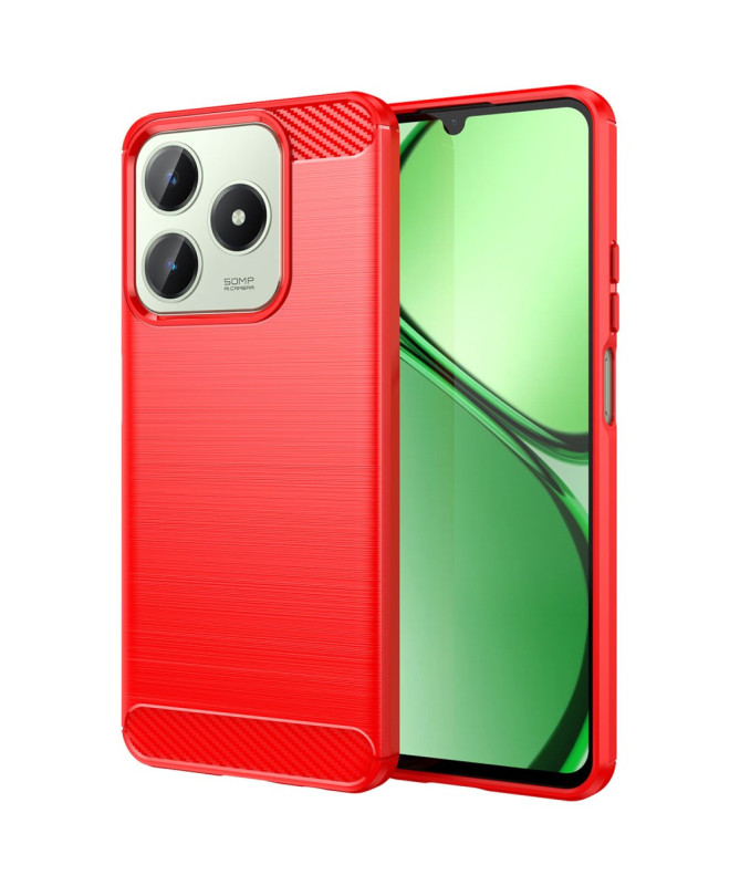 Realme C63 - Coque gel brossé carbone