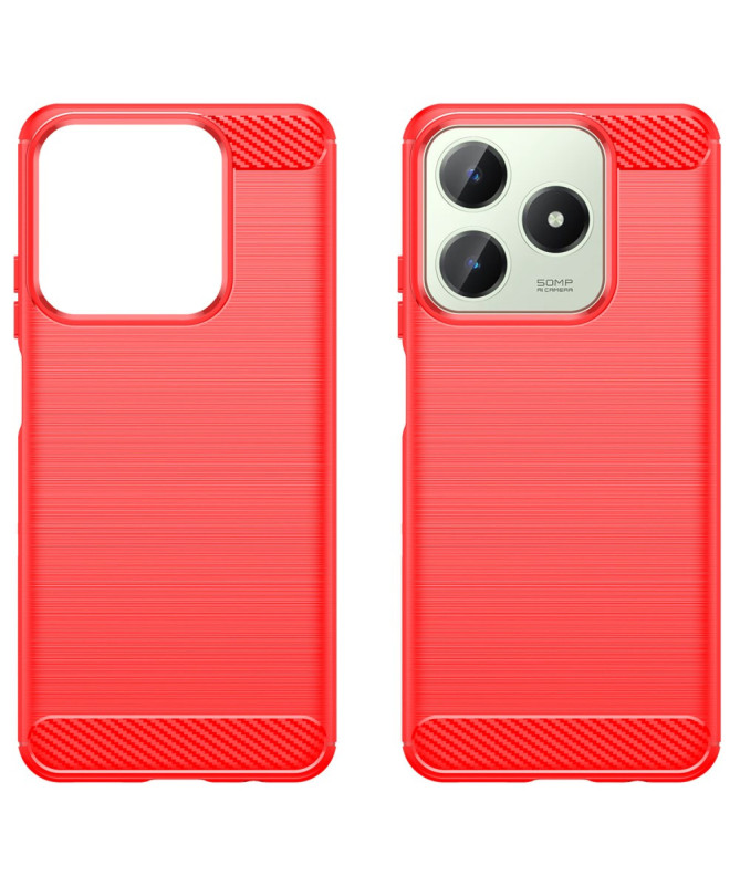 Realme C63 - Coque gel brossé carbone