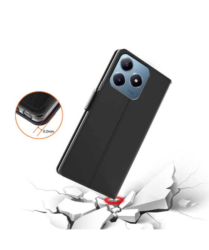 Realme C63 / C61 - Housse premium porte cartes avec miroir