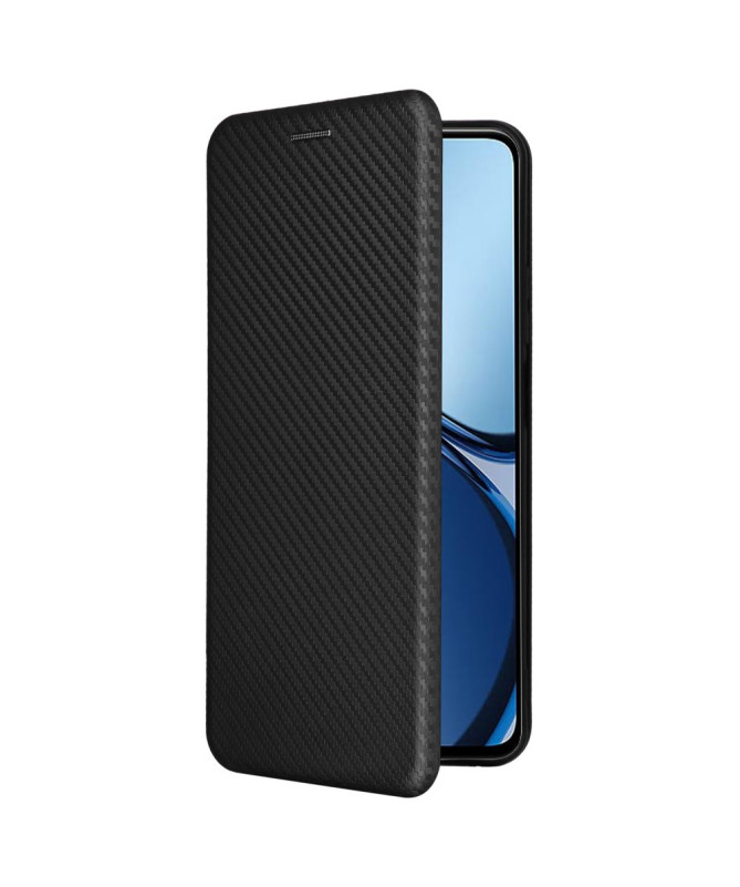 Realme C63 - Flip Cover design fibre de carbone