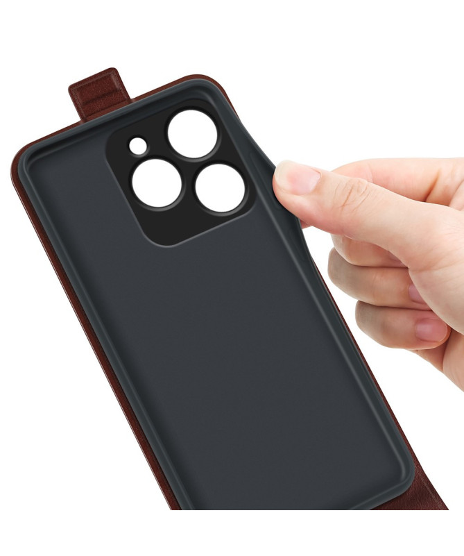 Realme C63 - Housse simili cuir avec rabat vertical