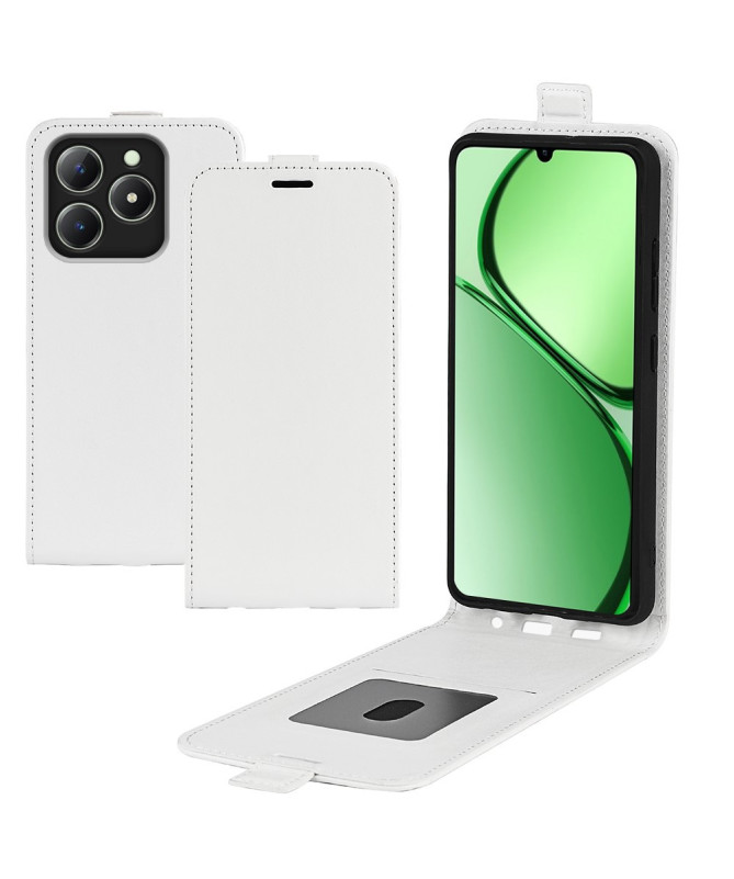 Realme C63 - Housse simili cuir avec rabat vertical