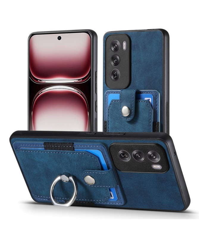 Oppo Reno 12 5G - Coque Retro, Protection avec Support et Porte-Cartes