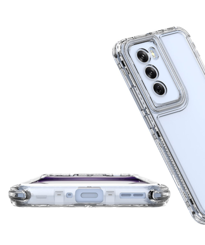 Oppo Reno 12 5G - Coque anti-rayures transparente Clarity Guard
