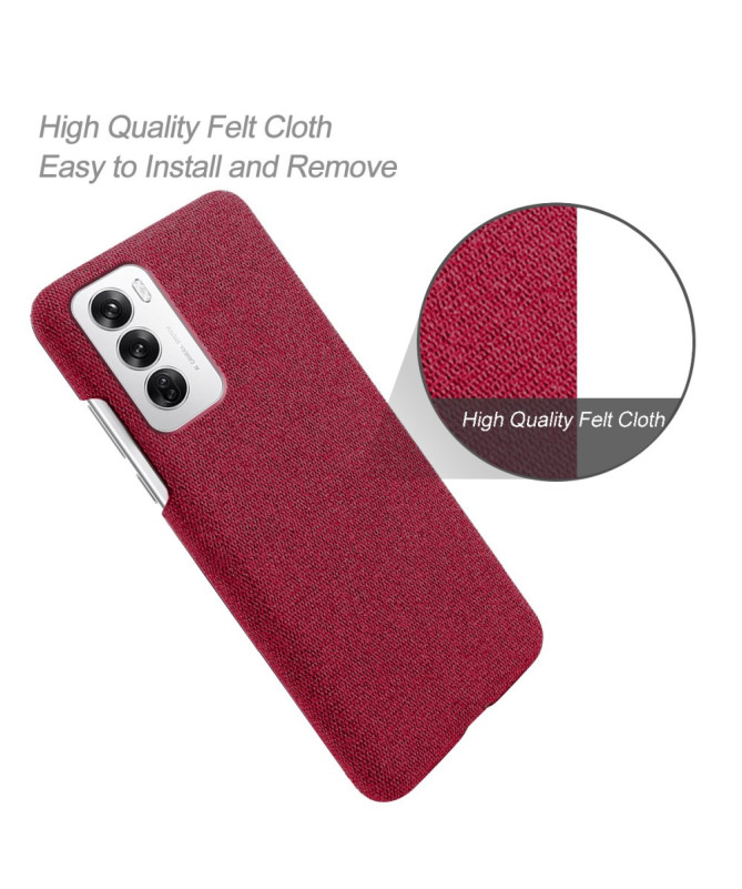 Oppo Reno 12 5G - Coque revêtement tissu
