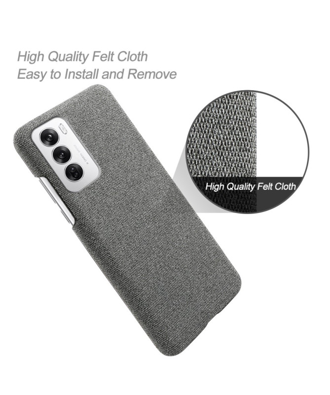 Oppo Reno 12 5G - Coque revêtement tissu